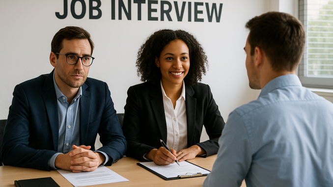 20250605_1347_Job Interview Scene_simple_compose_01jwzyks8xfshthd950p28a1w5