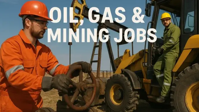 Oil, Gas & Mining jobs