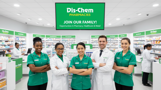 Dis-Chem Pharmacies Careers South Africa