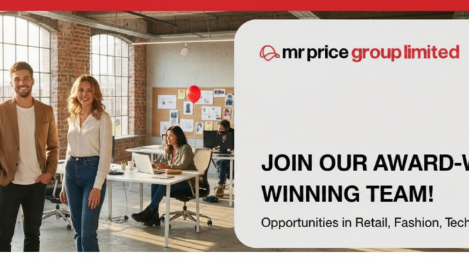 Mr Price Group Careers South Africa